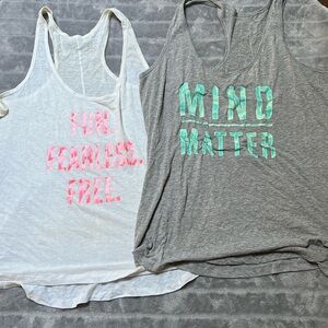 2 active old navy tanks